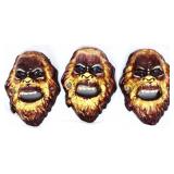 Lot of 3 cast iron Bigfoot bottle openers