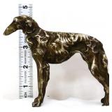 Vntg metal 4.5in dog figure