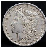 1900O Morgan silver dollar