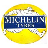 Cast iron 11.5x10 Michelin Tyres plaque