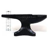 Cast iron miniature John Deere anvil
