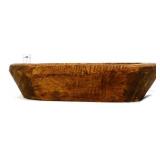 Wood 10x6 dough bowl