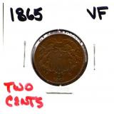1865 2 cent piece