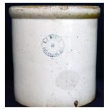 Vintage 2gal SD Mills pickle crock see photos