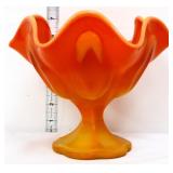 MCM LE Smith 7in bittersweet slag ruffle compote