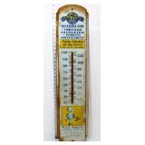 Vntg metal 8.5x36 Chrysler Distributor thermometer