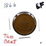 1866 2 cent piece