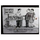 Metal Old Rocks For Sale sign