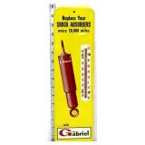 Vntg metal 4.5x15.75 Gabriel Shock thermometer