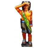 Wood 41in salute Indian