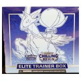 Sealed Pokemon ETB Chilling Reign card set