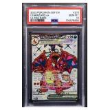Graded GM Pokemon 2023 Charizard Ultra Rare card