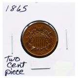 1865 2 cent piece
