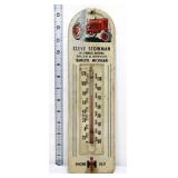 Vntg metal IH advertising thermometer