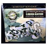 Die cast Shell Stinson US Army plane bank in box