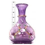 Fenton amethyst 7in cabbage rose vase