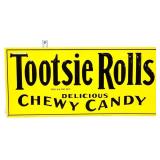 Metal 20x9 Tootsie Rolls sign