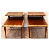 Pair MCM Lane Acclaim step end tables see pics