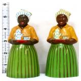 Pair vntg Americana Luzianne salt/pepper shakers