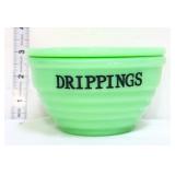 Jadeite drippings jar