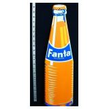 Metal Fanta bottle sign