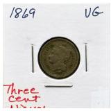 1869 3 cent nickel