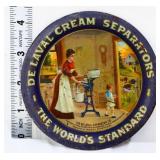 Vntg metal DeLaval Separator 4.5in tip tray