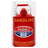 Red metal Delphos gas can