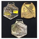 Lot of 3 Lorain Equipment watch fobs