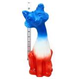 Fenton 11in patriotic alley cat, red white & blue