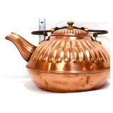 Vintage copper tea kettle