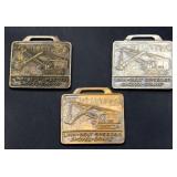 Lot of 3 Link Belt Speeder Crane watch fobs