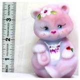 Fenton 4in blue burmese teddy bear