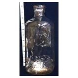 Vntg glass Cheming Spring Water bottle