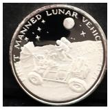 1oz Marshall Islands Lunar Vehicle silver proof