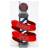 Metal 12.5x23.5 Barber Shop sign
