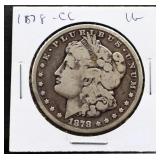 1878 Carson City Morgan silver dollar