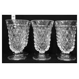 Lot of 6 American Fostoria juice glasses