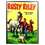 Vntg Rusty Riley #418 comic