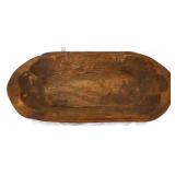 Wood 20x11 dough bowl