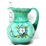 Fenton spruce green overlay Diamond Jubilee pitche