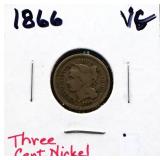 1866 3 cent nickel