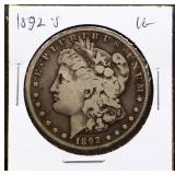 1892S Morgan silver dollar