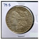 1879S Morgan silver dollar