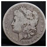 1883S Morgan silver dollar