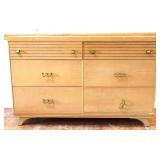 MCM blonde 6 drawer dresser see photos