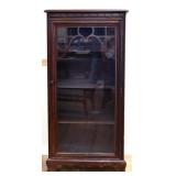 Vintage glass door bookcase