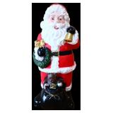 34.5in Santa with bell blow mold NO SHIPPING