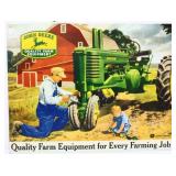 Metal 16x12.5 John Deere Quality Equipment sign