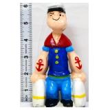 Cast iron 6in Popeye bank